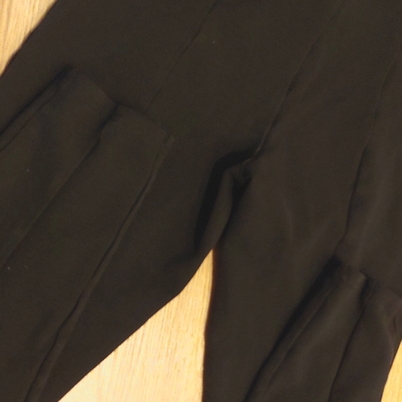 Leggings, black, dressy. Size approx. 4-6, ankle-length, stretchy - Picture 5 of 5